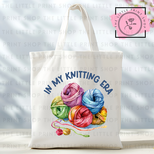 Knitting Era - Tote Bag DTF Transfer