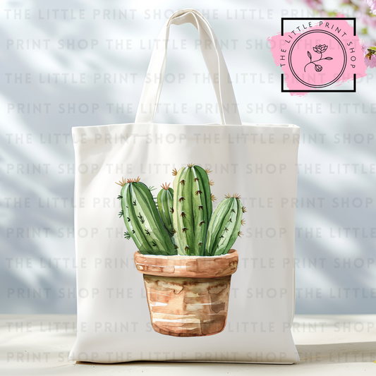 Cactus - Tote Bag DTF Transfer