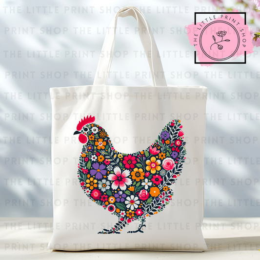 Chicken - Tote Bag DTF Transfer