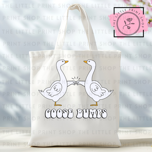 Goosebumps - Tote Bag DTF Transfer