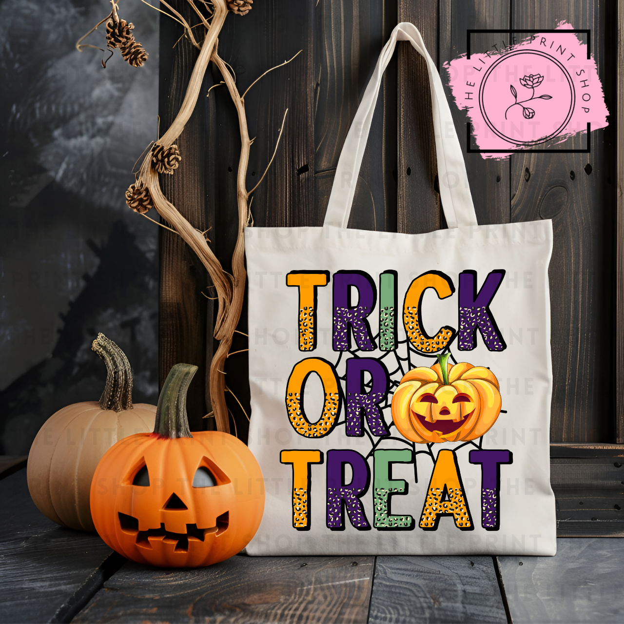 Trick or Treat - Tote Bag DTF Transfer