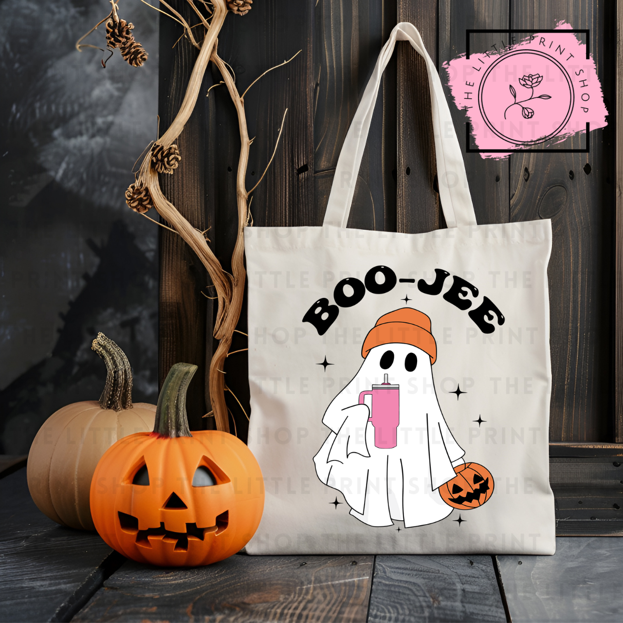 Boo-Jee Halloween - Tote Bag DTF Transfer