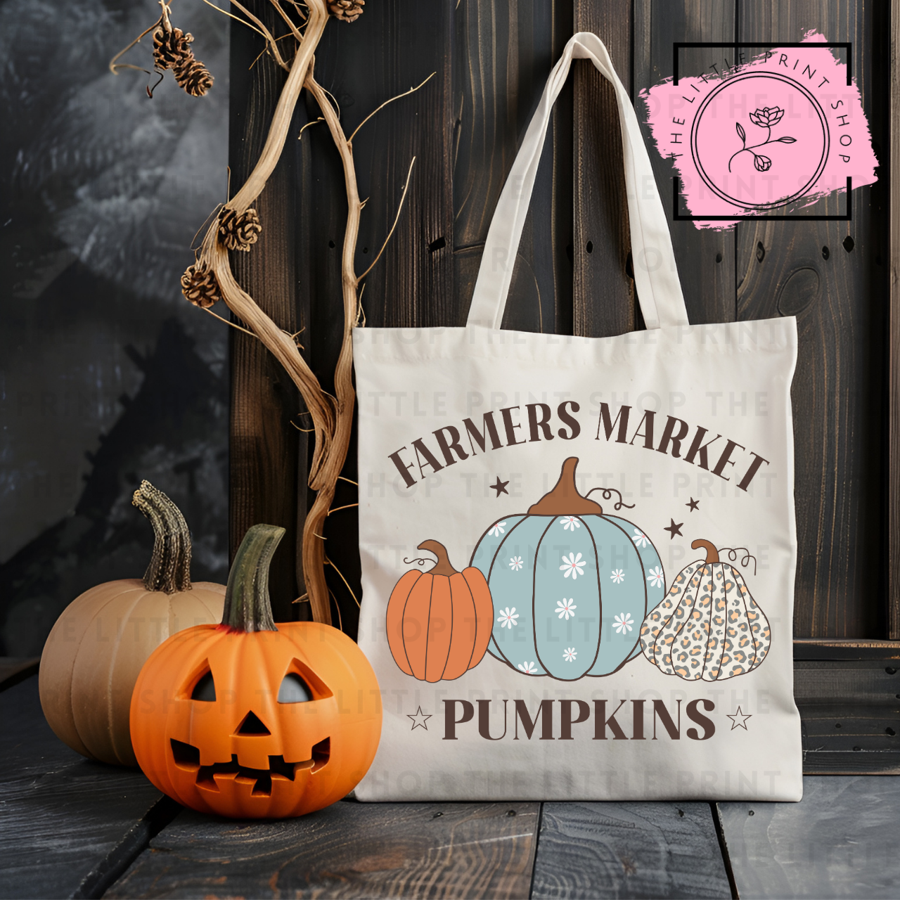 Farmers Market - Tote Bag DTF Transfer