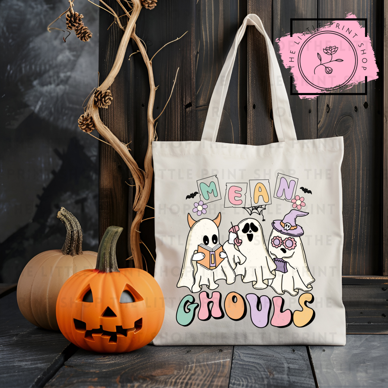Mean Ghouls - Tote Bag DTF Transfer