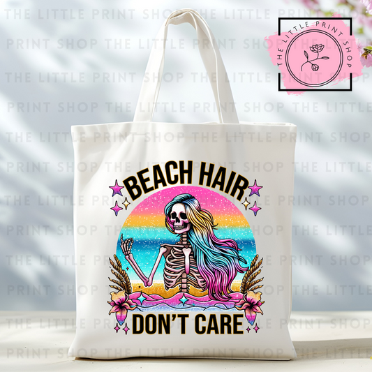 Beach Hair - Tote Bag DTF Transfer