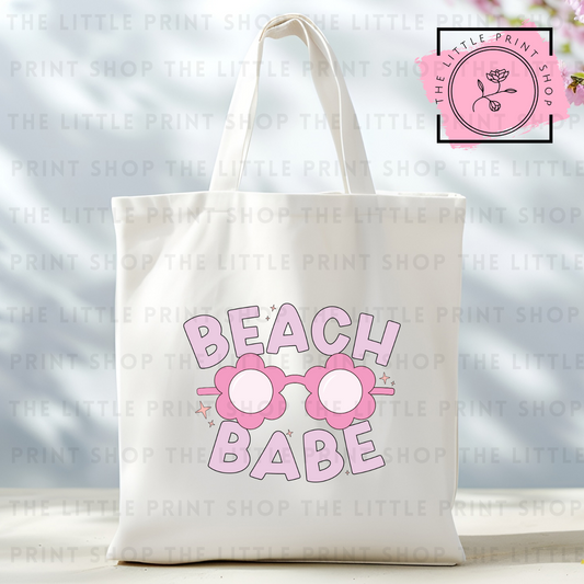 Beach Babe - Tote Bag DTF Transfer