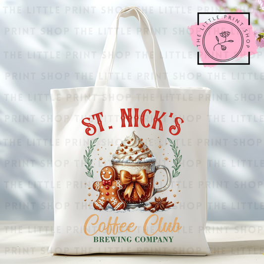 St. Nick's - Tote Bag DTF Transfer