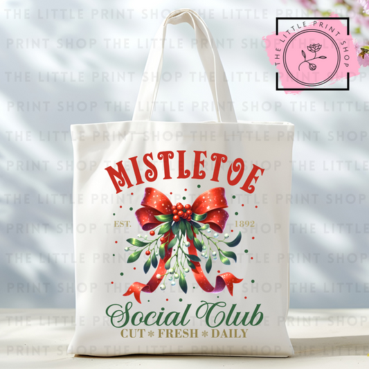 Mistletoe - Tote Bag DTF Transfer