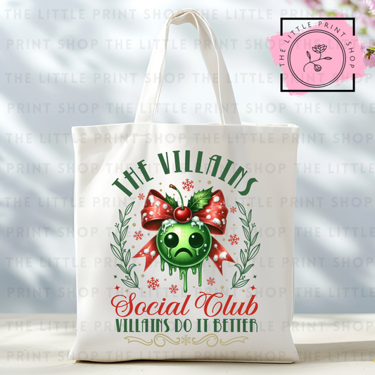 Villains- Tote Bag DTF Transfer