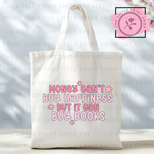 Buy Happiness - Tote Bag DTF Transfer