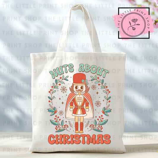 Nuts About - Tote Bag DTF Transfer
