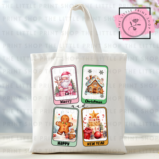 Christmas Cards - Tote Bag DTF Transfer