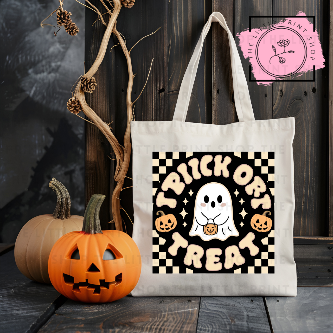 Trick Or Treat - Tote Bag DTF Transfer