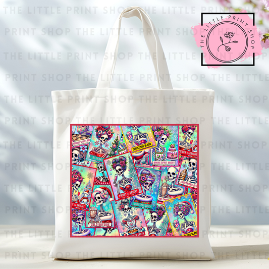 Christmas Tarot - Tote Bag DTF Transfer