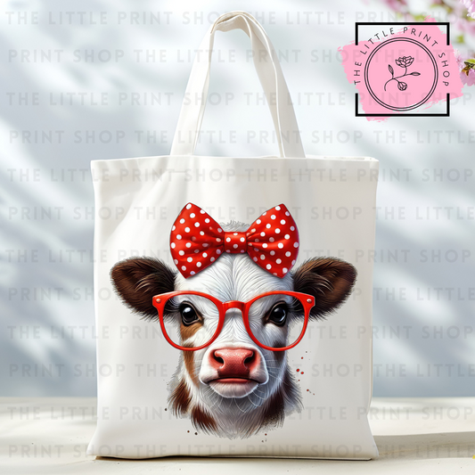 Cow - Tote Bag DTF Transfer