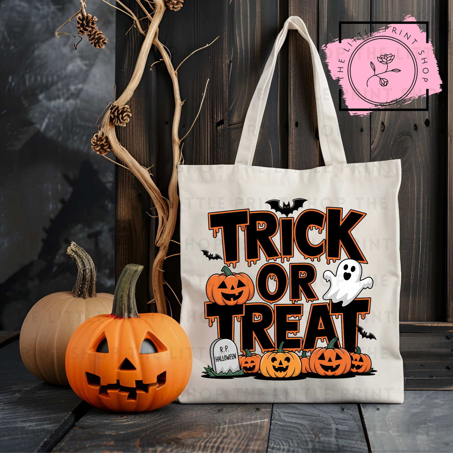 Trick Or Treat - Tote Bag DTF Transfer