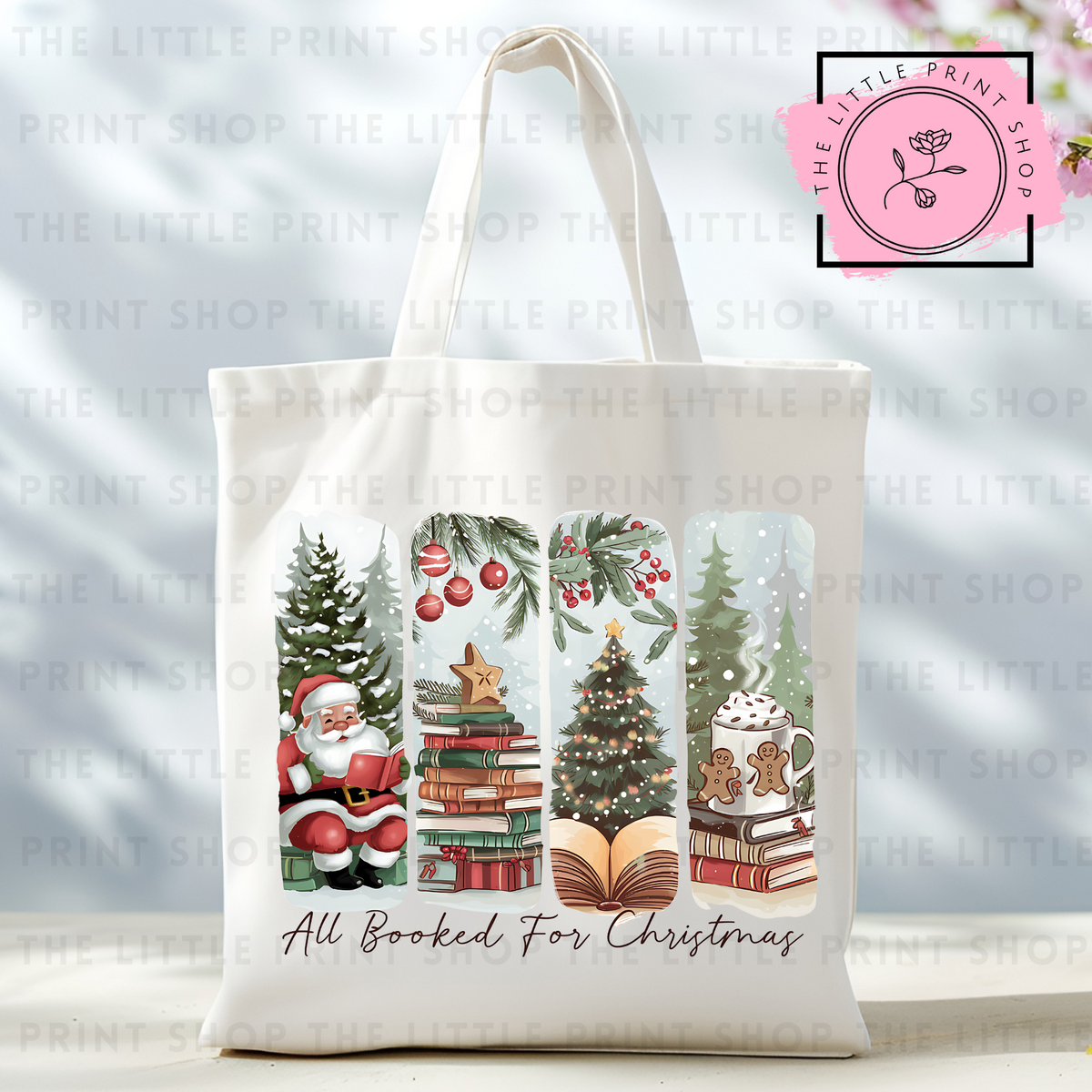 All Booked - Tote Bag DTF Transfer