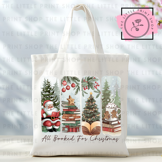 All Booked - Tote Bag DTF Transfer