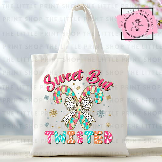 Sweet But Twisted - Tote Bag DTF Transfer