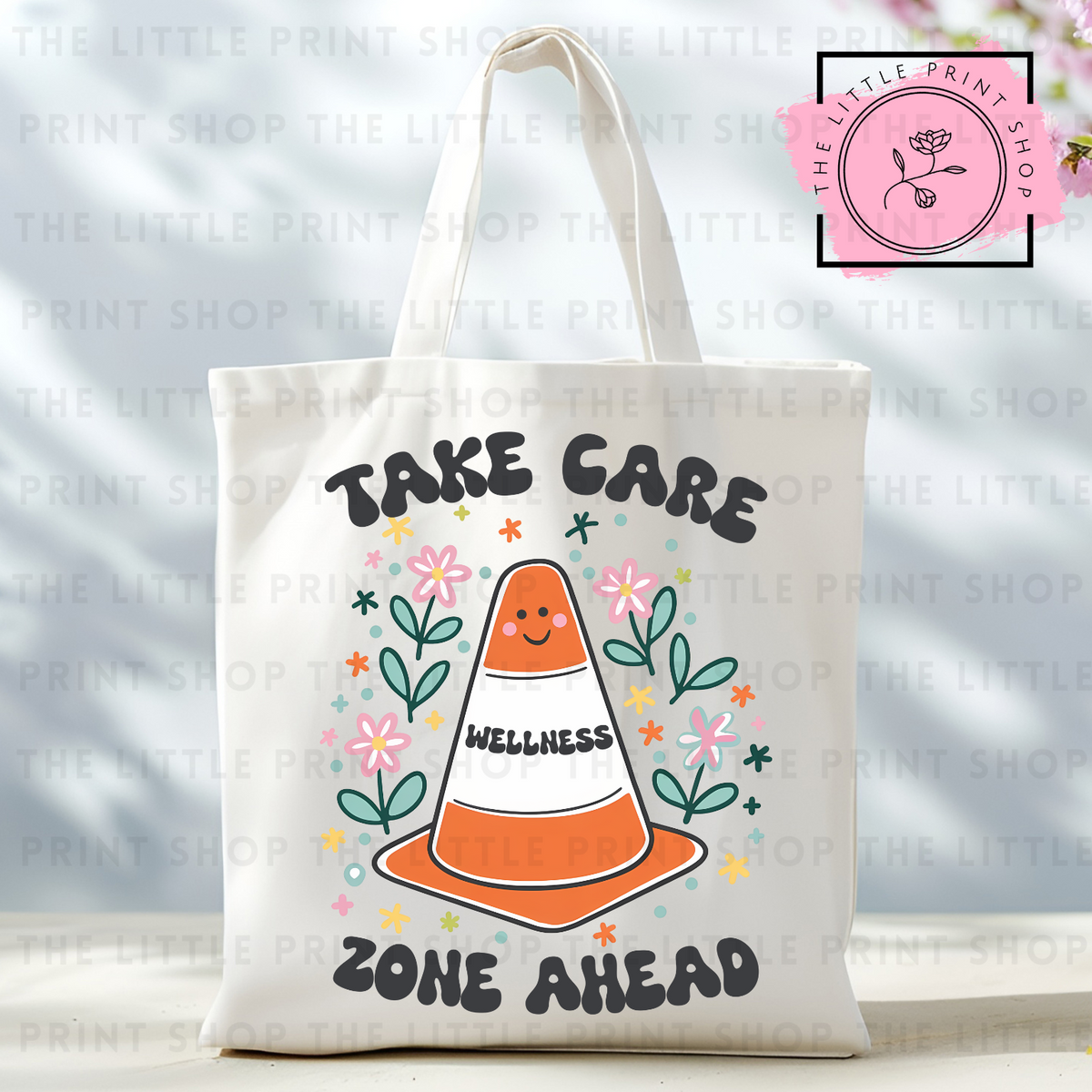 Take Care - Tote Bag DTF Transfer