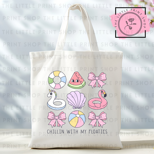 Floaties - Tote Bag DTF Transfer