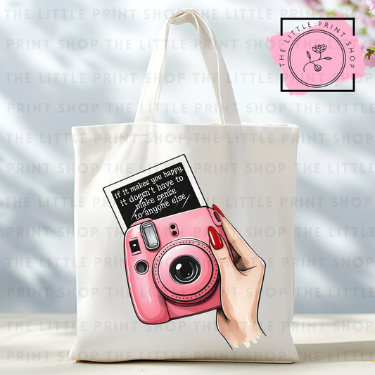 Polaroid - Tote Bag DTF Transfer