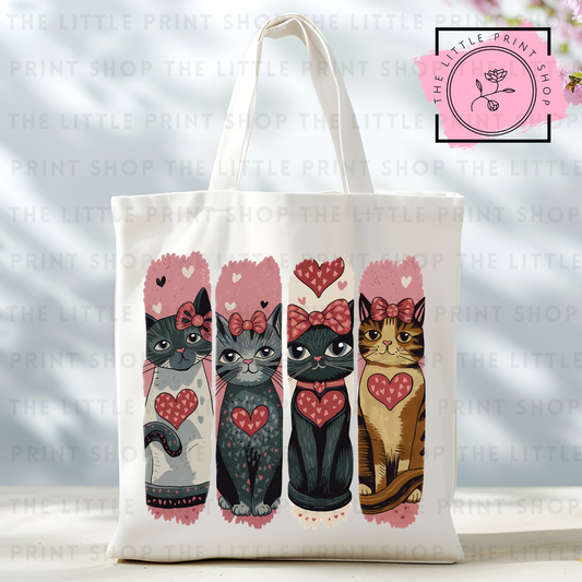 Cats - Tote Bag DTF Transfer