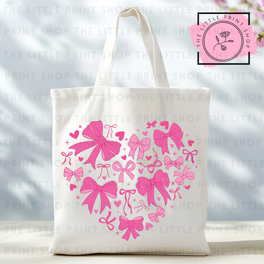 Bows - Tote Bag DTF Transfer