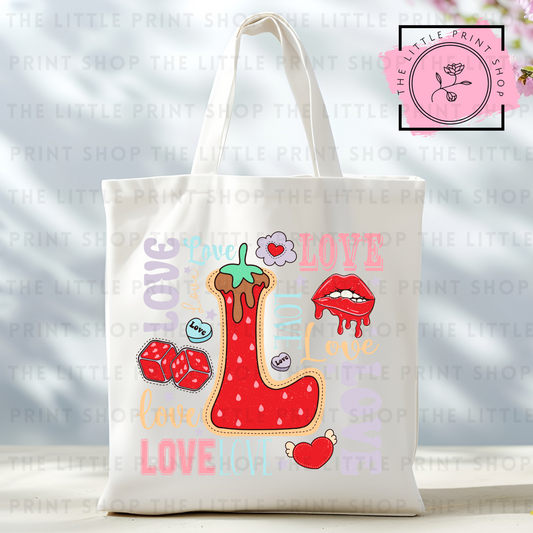 LOVE - Tote Bag DTF Transfer