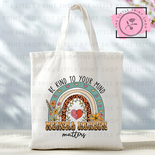 Mental Health - Tote Bag DTF Transfer