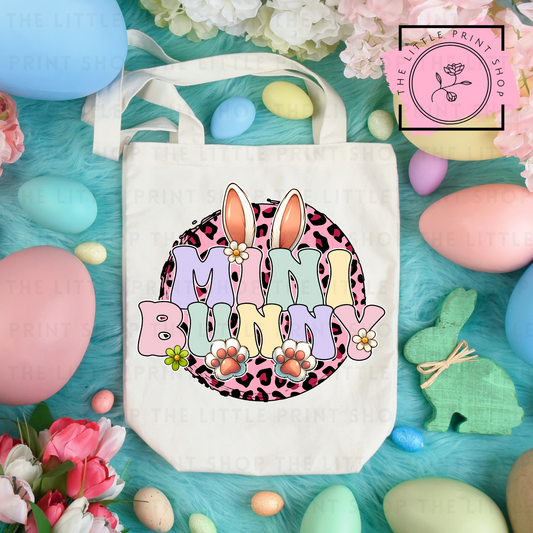 Mini Bunny - Tote Bag DTF Transfer