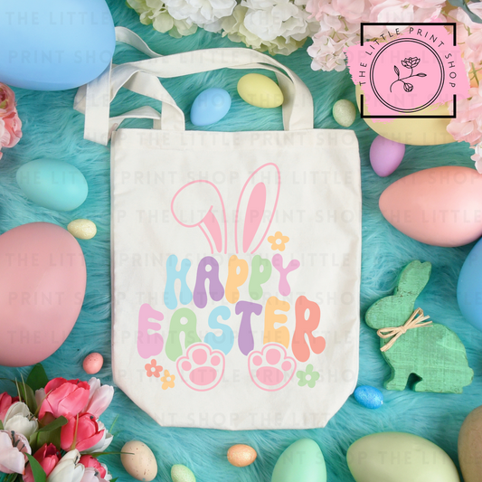 Happy Easter - Tote Bag DTF Transfer
