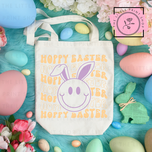 Hoppy Easter - Tote Bag DTF Transfer