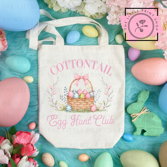 Cotton Tail - Tote Bag DTF Transfer