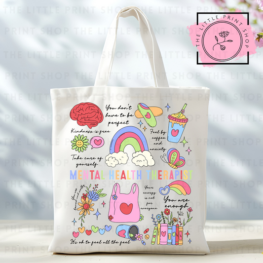 Mental Health - Tote Bag DTF Transfer