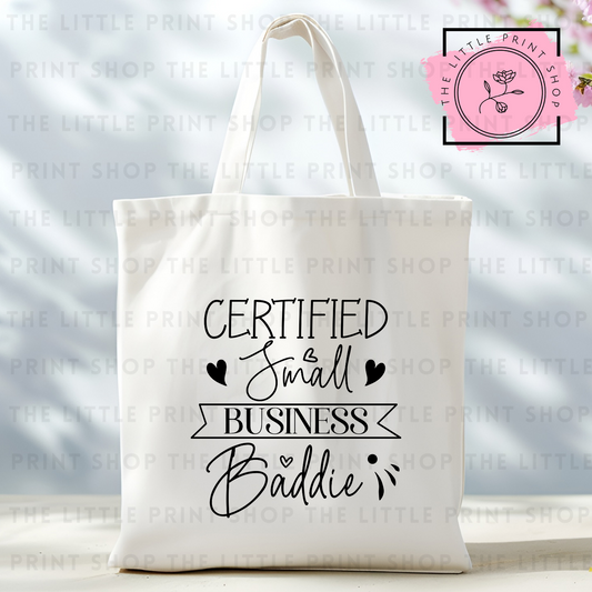 Business Baddie - Tote Bag DTF Transfer