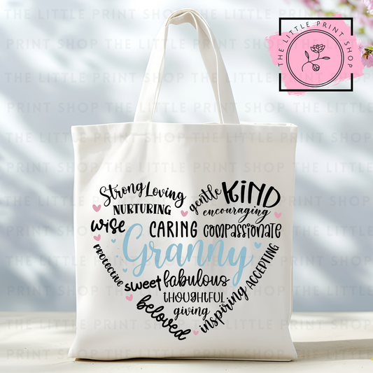Granny - Tote Bag DTF Transfer