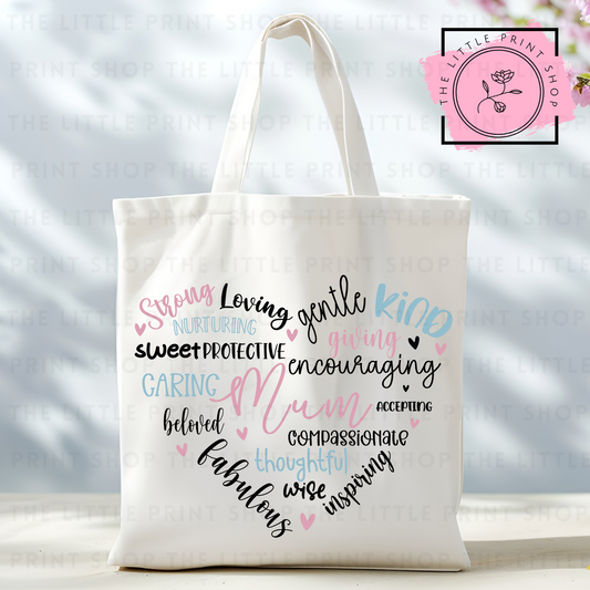 Mum - Tote Bag DTF Transfer