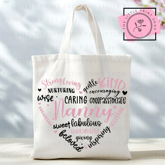 Nanny - Tote Bag DTF Transfer