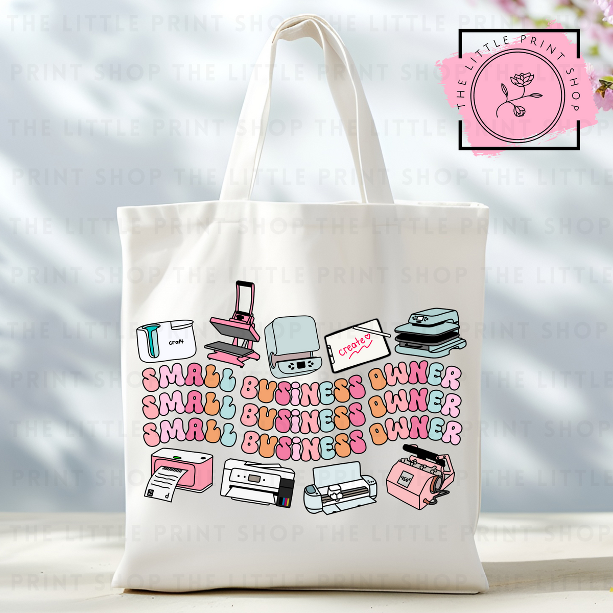 Small Business Owner - Tote Bag DTF Transfer