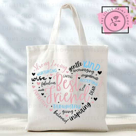 Best Friend - Tote Bag DTF Transfer