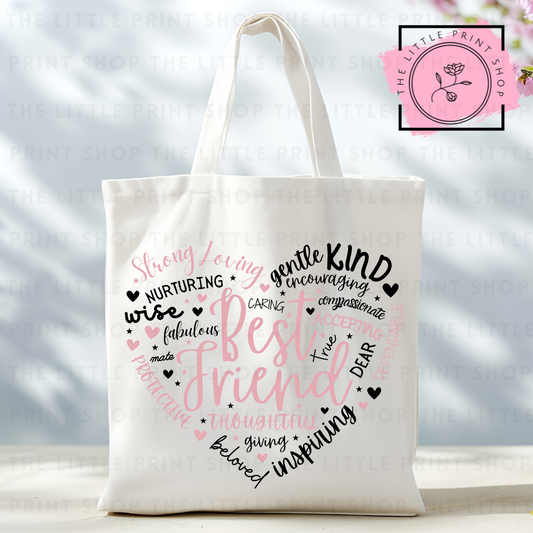 Best Friend - Tote Bag DTF Transfer