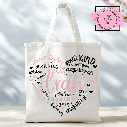 Gran - Tote Bag DTF Transfer