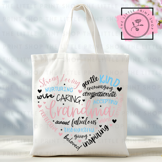 Grandma - Tote Bag DTF Transfer