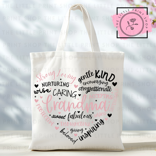 Grandma - Tote Bag DTF Transfer