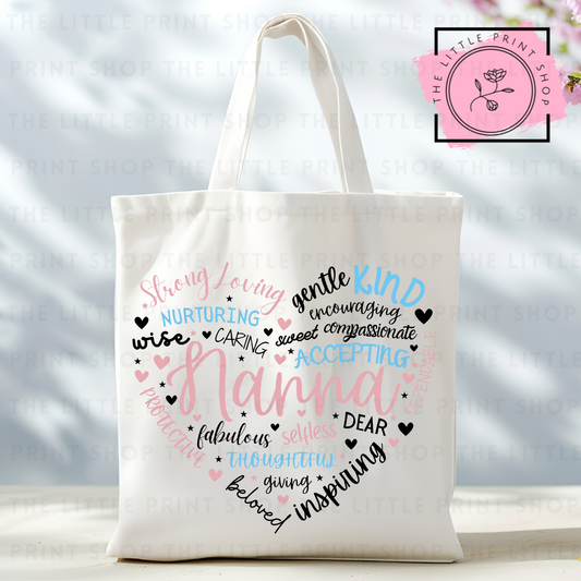 Nanna - Tote Bag DTF Transfer