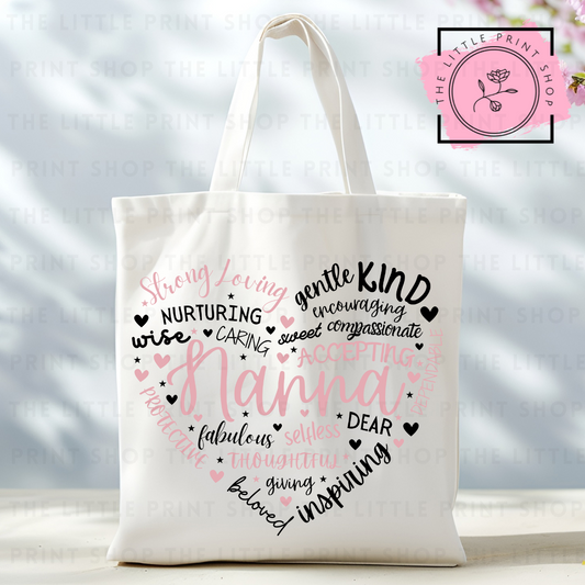 Nanna - Tote Bag DTF Transfer