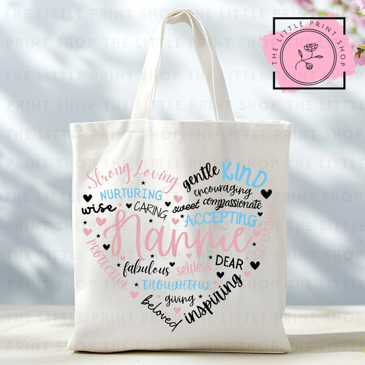 Nannie - Tote Bag DTF Transfer