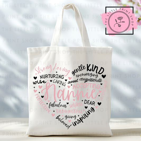 Nannie - Tote Bag DTF Transfer