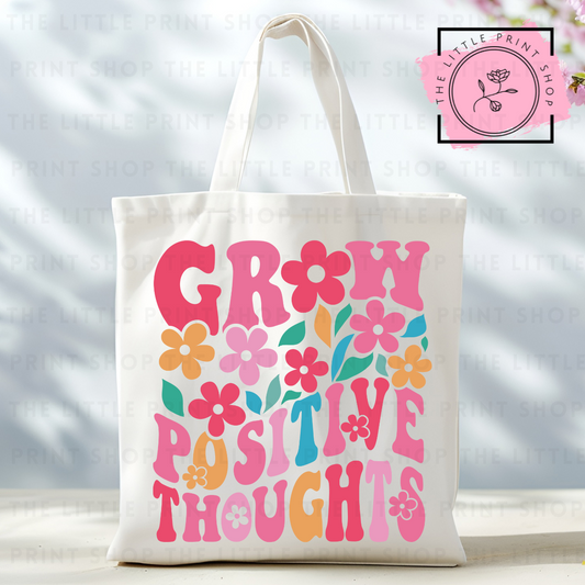 Grow - Tote Bag DTF Transfer
